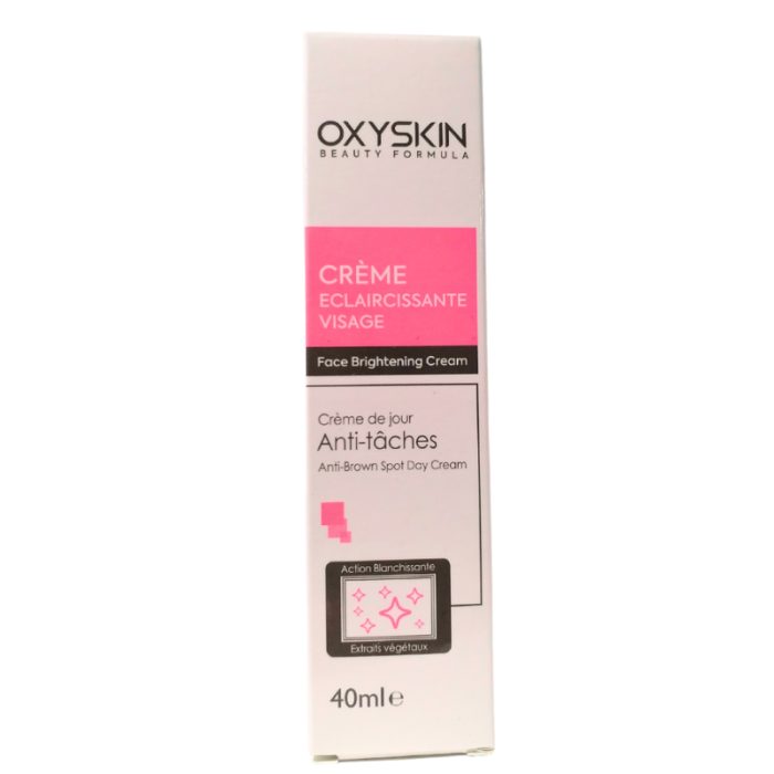 oxyskin-oxyskin-creme-eclaircissante-visage-anti-taches-40-ml-cremes-depigmentantes.jpg OXYSKIN CREME ECLAIRCISSANTE VISAGE ANTI TACHES 40 ML – Image 1