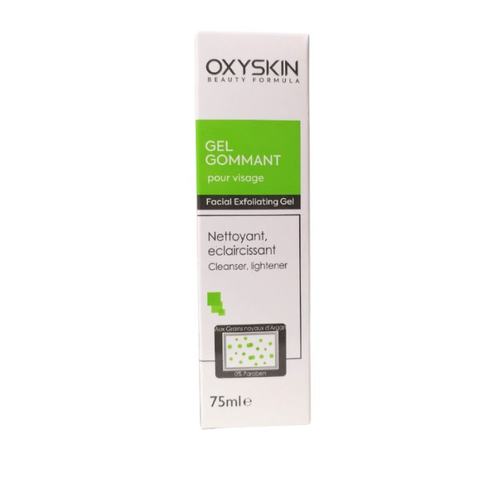 oxyskin-oxyskin-gel-gommant-pour-visage-nettoyant-eclaircissant-75-ml-gommages-visage.jpg OXYSKIN GEL GOMMANT POUR VISAGE NETTOYANT ECLAIRCISSANT 75 ML – Image 1