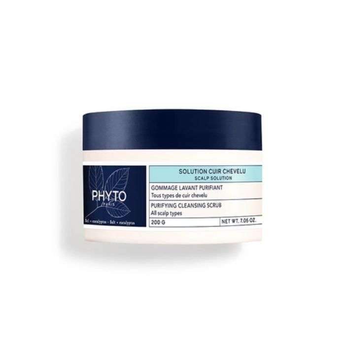 phyto-solution-cuir-chevelu-gommage-lavant-purifiant-200g.jpg PHYTO SOLUTION CUIR CHEVELU GOMMAGE LAVANT PURIFIANT 200G – Image 1