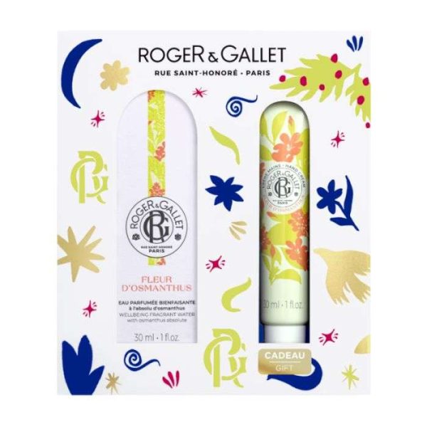 ROGER ET GALLET COFFRET FLEUR D'OSMANTHUS Eau Parfumée Bienfaisante 30ml