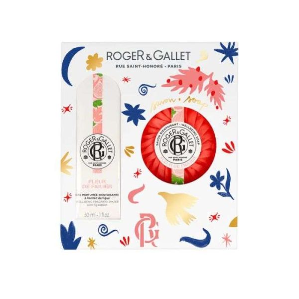 ROGER ET GALLET COFFRET FLEUR DE FIGUIER Eau Parfumée Bienfaisante 30ml