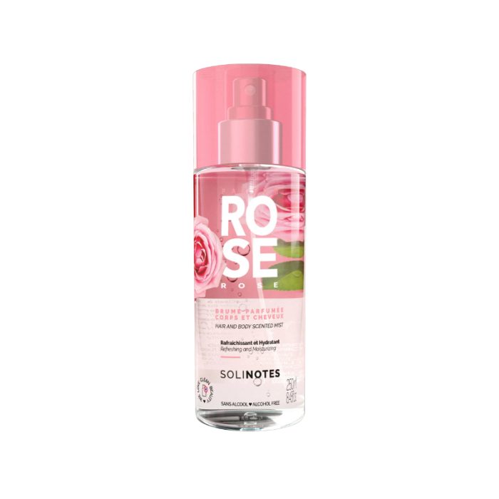 solinotes-solinotes-brume-parfumee-corps-et-cheveux-rose-250-ml-parfums.jpg SOLINOTES BRUME PARFUMEE CORPS ET CHEVEUX ROSE 250 ML – Image 1