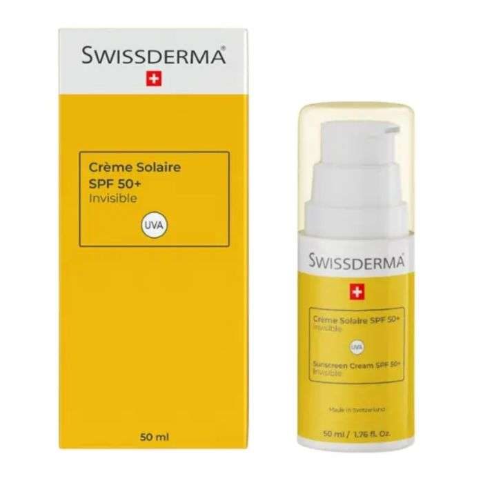 swissderma-swissderma-creme-solaire-spf-50-invisible-50-ml-cremes-solaires.jpg SWISSDERMA CREME SOLAIRE SPF 50+ INVISIBLE 50 ML – Image 1