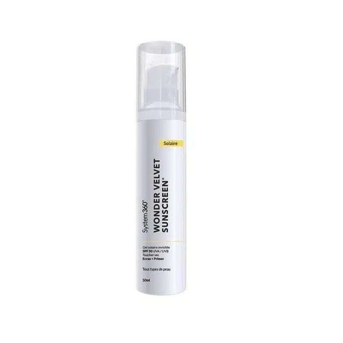 system-360-wonder-velvet-gel-solaire-invisible-spf-50-tous-types-de-peaux-50-ml.jpg SYSTEM 360 WONDER VELVET GEL SOLAIRE INVISIBLE SPF 50 TOUS TYPES DE PEAUX 50 ML – Image 1