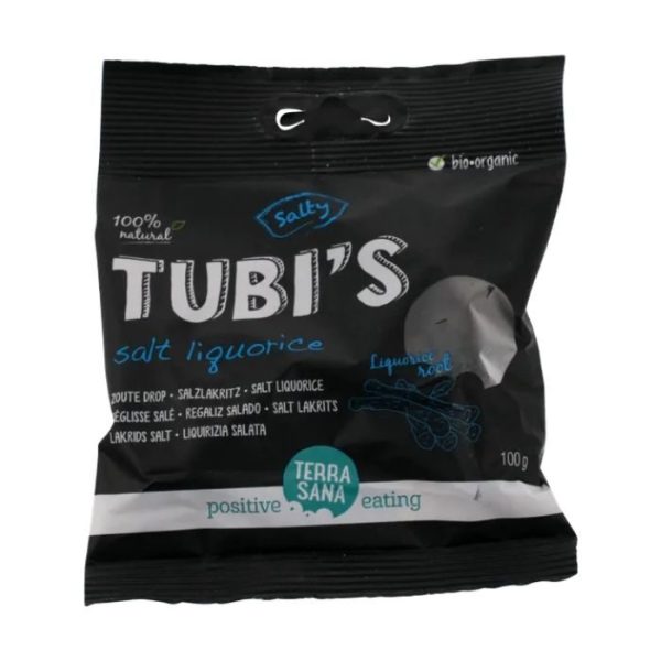 TERRASANA TUBIS REGLISSE SALE 100 G