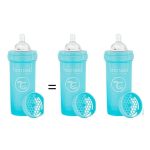 TWISTSHAKE OFFRE 1 BABY BOTTLE ANTI COLIC ALL IN ONE 260 ML 2M+ BLEU ACHETE 2 OFFERTS – Image 3