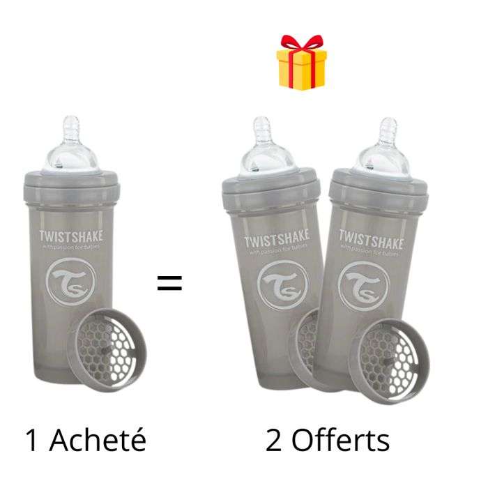 twistshake-offre-1-baby-bottle-anti-colic-all-in-one-260-ml-2m-gris-achete-2-offerts.jpg TWISTSHAKE OFFRE 1 BABY BOTTLE ANTI COLIC ALL IN ONE 260 ML 2M+ GRIS ACHETE 2 OFFERTS – Image 1