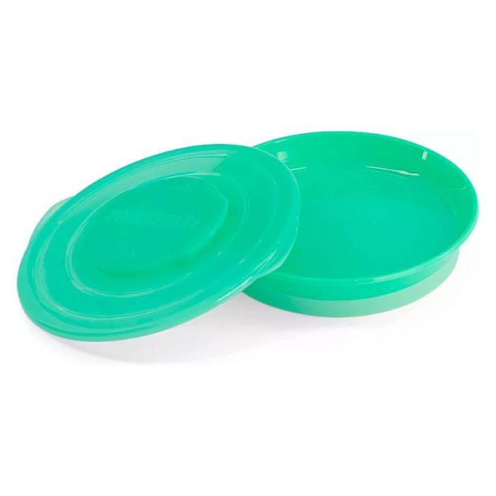 twistshake-twistshake-scelle-assiette-dapprentissage-repas-bebe-avec-couvercle-vert-apprentissage-repas.jpg TWISTSHAKE SCELLE ASSIETTE D'APPRENTISSAGE REPAS BEBE AVEC COUVERCLE VERT – Image 1