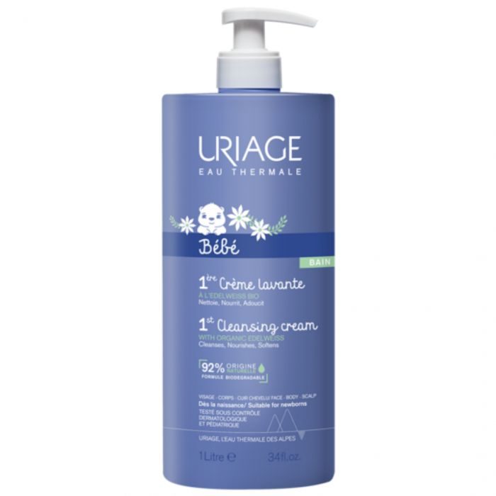 uriage-bebe-1ere-creme-lavante-1-l.jpg URIAGE BEBE 1ERE CREME LAVANTE 1 L – Image 1