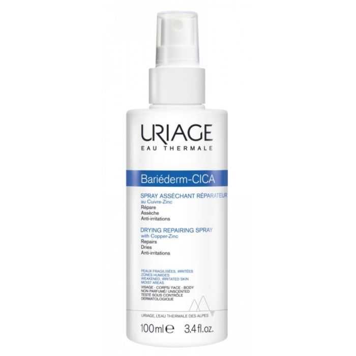 uriage-uriage-bariederm-cica-spray-spray-assechant-reparateur-au-cu-zn-100-ml-visage.jpg URIAGE BARIEDERM CICA SPRAY SPRAY ASSÉCHANT RÉPARATEUR AU CU-ZN 100 ML – Image 1
