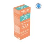 VICHY CAPITAL SOLEIL EMULSION PROTECTRICE ANTI BRILLANCE PEAU MIXTE A GRASSE 50 ML SPF 50 – Image 2