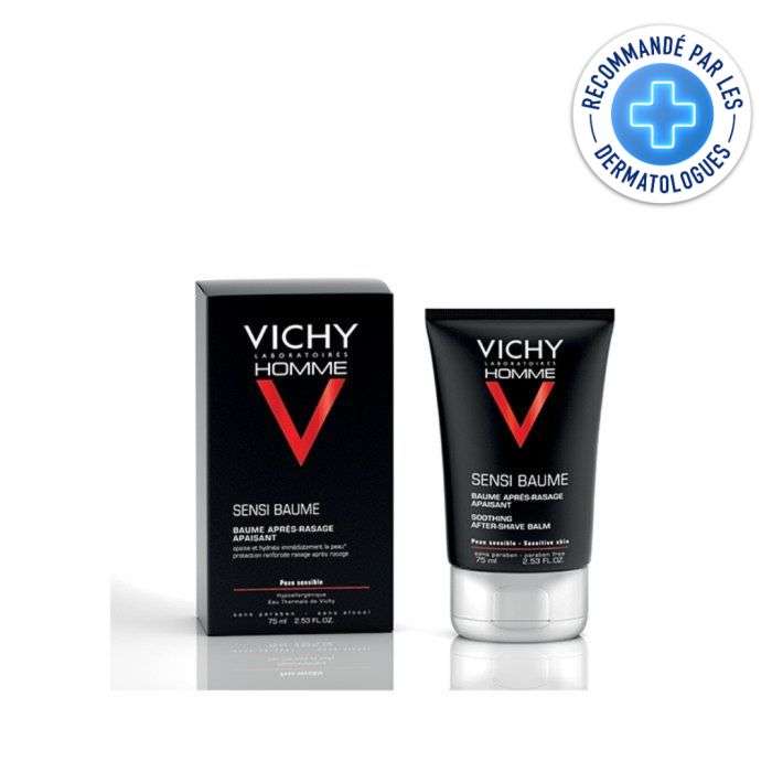vichy-vichy-homme-sensi-baume-baume-apres-rasage-fortifiant-peaux-sensibles-75-ml-rasage-et-barbe.jpg VICHY HOMME SENSI BAUME / BAUME APRES RASAGE FORTIFIANT PEAUX SENSIBLES 75 ML – Image 1
