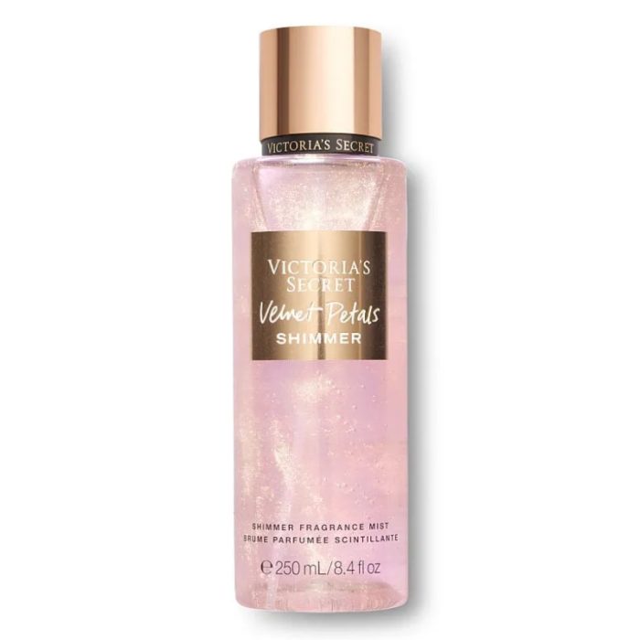 victorias-secret-victorias-secret-velvet-petals-shimmer-brume-parfumee-scintillante-250-ml-parfums.jpg VICTORIAS SECRET VELVET PETALS SHIMMER BRUME PARFUMEE SCINTILLANTE 250 ML – Image 1