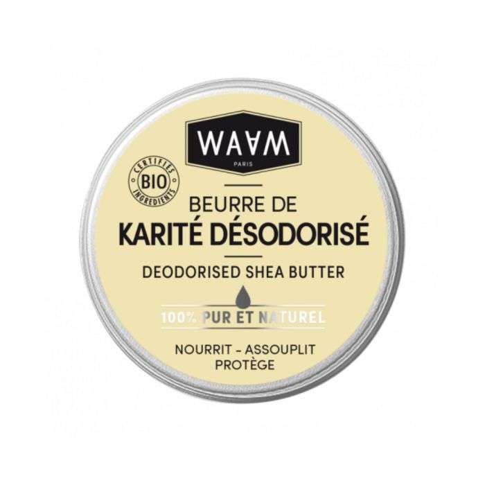 waam-beurre-de-karite-desodorise-100-ml.jpg WAAM BEURRE DE KARITE DESODORISE 100 ML – Image 1