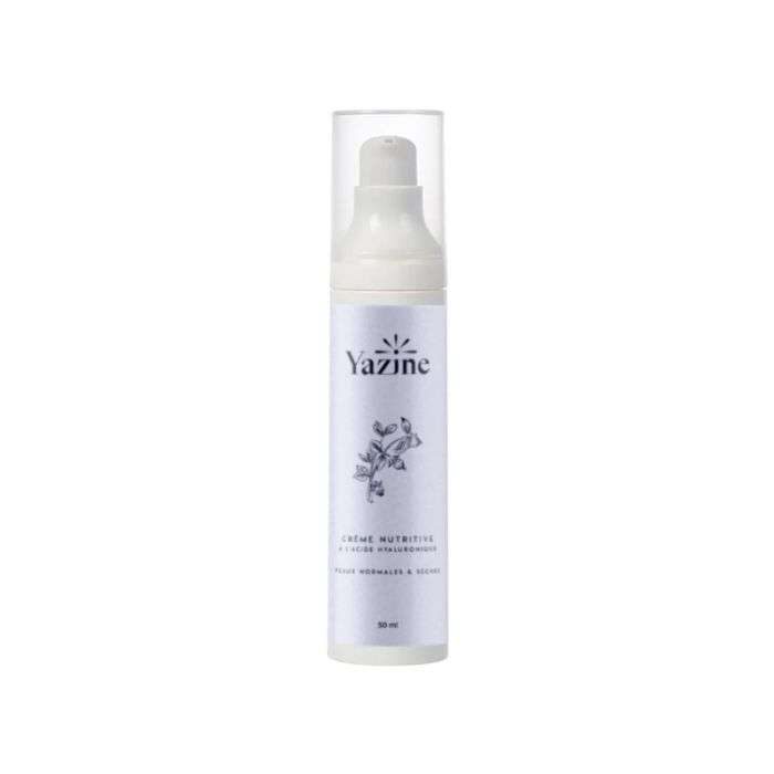 yazine-creme-nutritive-a-l-acide-hyaluronique-50-ml.jpg YAZINE CREME NUTRITIVE A L ACIDE HYALURONIQUE 50 ML – Image 1