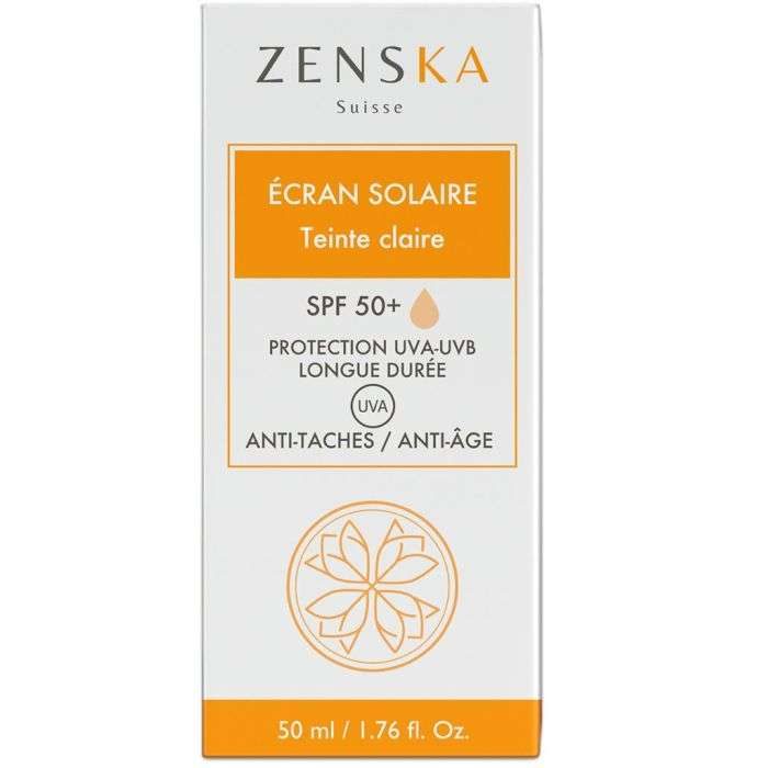zenska-zenska-ecran-solaire-spf-50-teinte-claire-50-ml-cremes-1.jpg ZENSKA ECRAN SOLAIRE SPF 50+ TEINTE CLAIRE 50 ML – Image 2