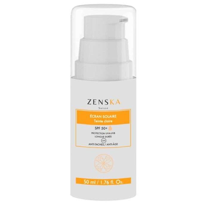 zenska-zenska-ecran-solaire-spf-50-teinte-claire-50-ml-cremes.jpg ZENSKA ECRAN SOLAIRE SPF 50+ TEINTE CLAIRE 50 ML – Image 1