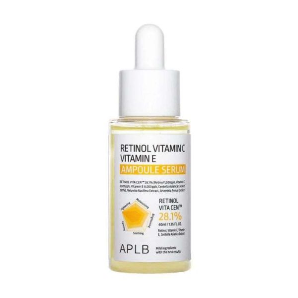 APLB RETINOL VITAMIN C VITAMINE E AMPOULE SERUM 40 ML