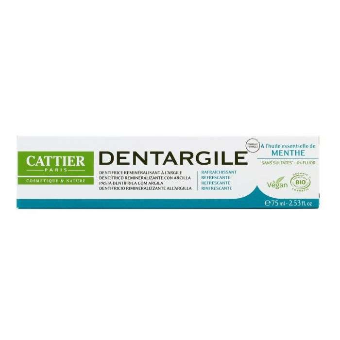 cattier-cattier-dentargile-menthe-rafraichissant-75-ml-dentifrices-orthodontiques.jpg CATTIER DENTARGILE MENTHE RAFRAICHISSANT 75 ML – Image 1
