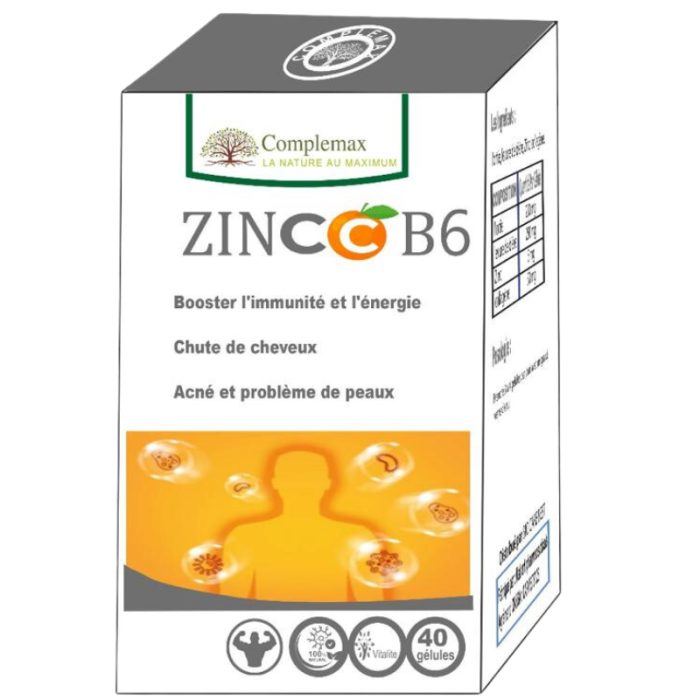 complemax-complemax-zinc-b6-40-gelules-defenses-immunitaires.jpg COMPLEMAX ZINC B6 40 GELULES – Image 1