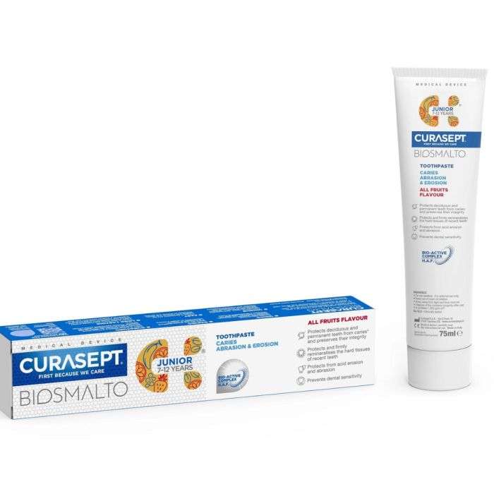 curasept-curasept-biosmalto-dentifrice-junior-7-12-ans-dentifrices-enfants.jpg CURASEPT BIOSMALTO DENTIFRICE JUNIOR 7-12 ANS – Image 1