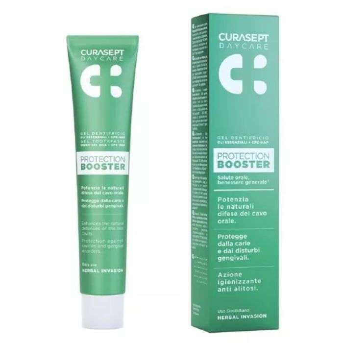 curasept-curasept-protection-booster-gel-dentifrice-invasion-des-herbes-75-ml-dentifrices-gencives-sensibles.jpg CURASEPT PROTECTION BOOSTER GEL DENTIFRICE INVASION DES HERBES 75 ML – Image 1