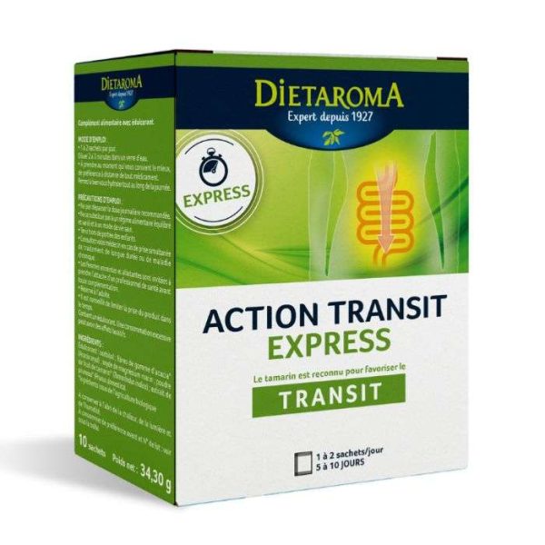 DIETAROMA ACTION TRANSIT EXPRESS 10 SACHETS