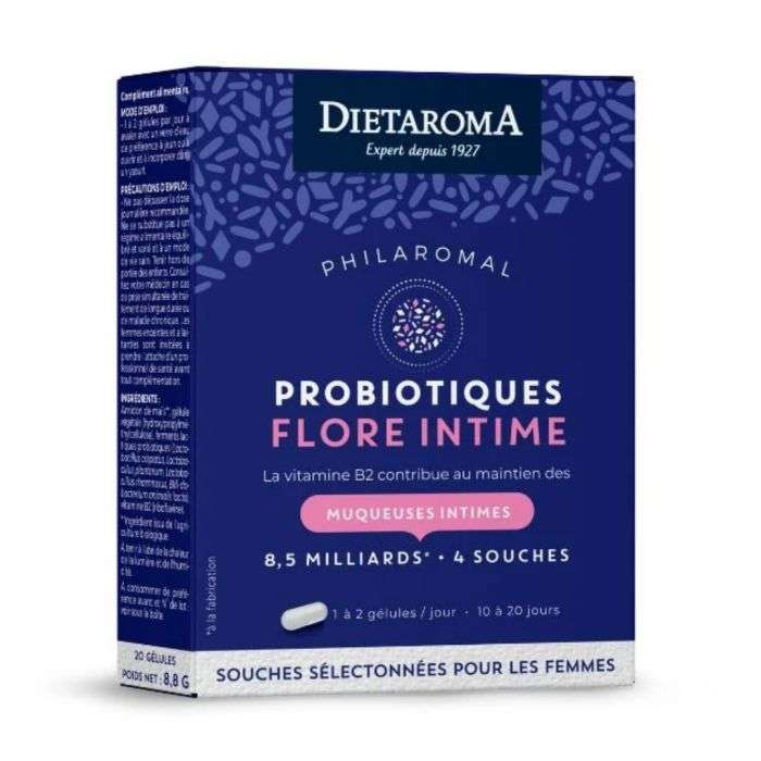 dietaroma-dietaroma-probiotiques-flore-intime-20-gelules-gynecologie-et-troubles-urinaires.jpg DIETAROMA PROBIOTIQUES FLORE INTIME 20 GELULES – Image 1