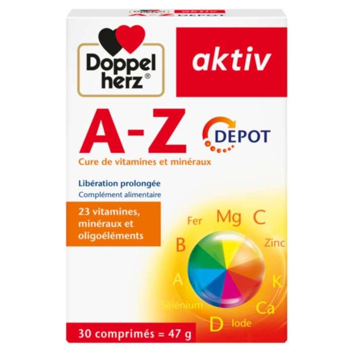 doppelherz-doppelherz-aktiv-a-z-30-comprimes-vitamine-et-forme.jpg DOPPELHERZ AKTIV A Z 30 COMPRIMES – Image 1