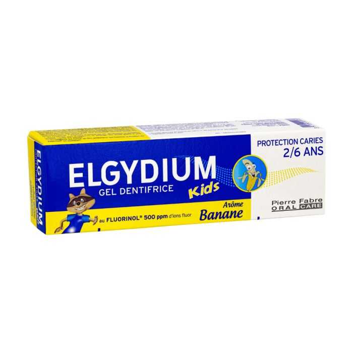 elgydium-elgydium-dentifrice-kids-banane-2-6-ans-50-ml-dentifrices-enfants-1.jpg ELGYDIUM DENTIFRICE KIDS BANANE 2- 6 ANS 50 ML – Image 2
