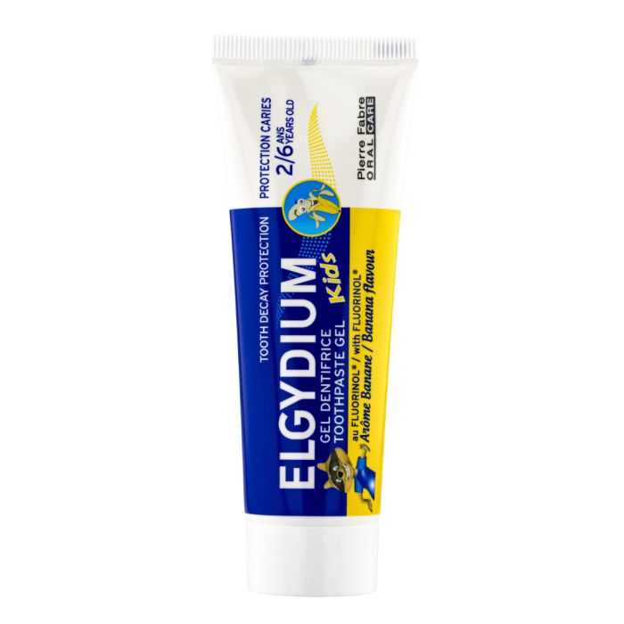 elgydium-elgydium-dentifrice-kids-banane-2-6-ans-50-ml-dentifrices-enfants.jpg ELGYDIUM DENTIFRICE KIDS BANANE 2- 6 ANS 50 ML – Image 1