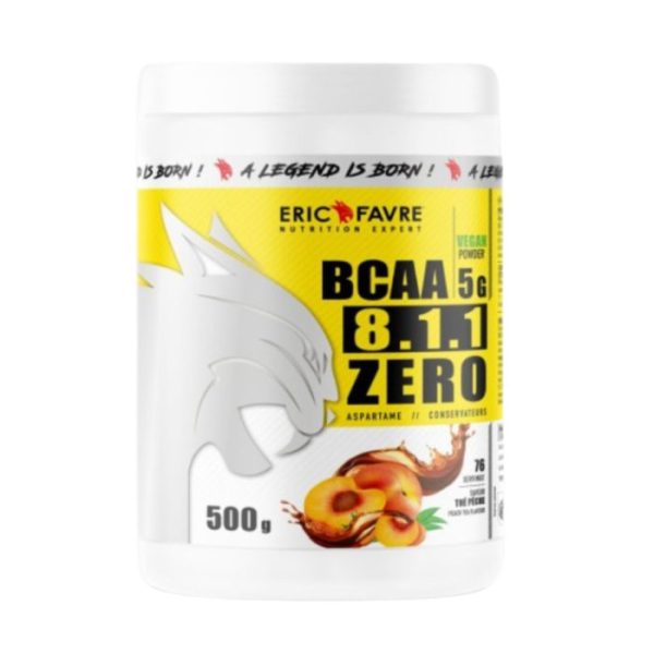 ERIC FAVRE BCAA 5 G 8.1.1 ZERO SAVEUR THE PECHE 500 G