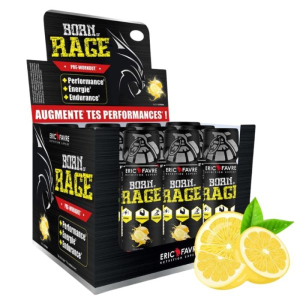 ERIC FAVRE BORN OF RAGE BOISSON ENERGISANTE GOUT CITRON 50 ML