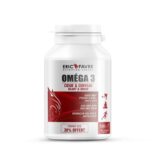 eric-favre-omega-3-coeur-et-cerveau-120-capsules.jpg ERIC FAVRE OMEGA 3 COEUR ET CERVEAU 120 CAPSULES – Image 1