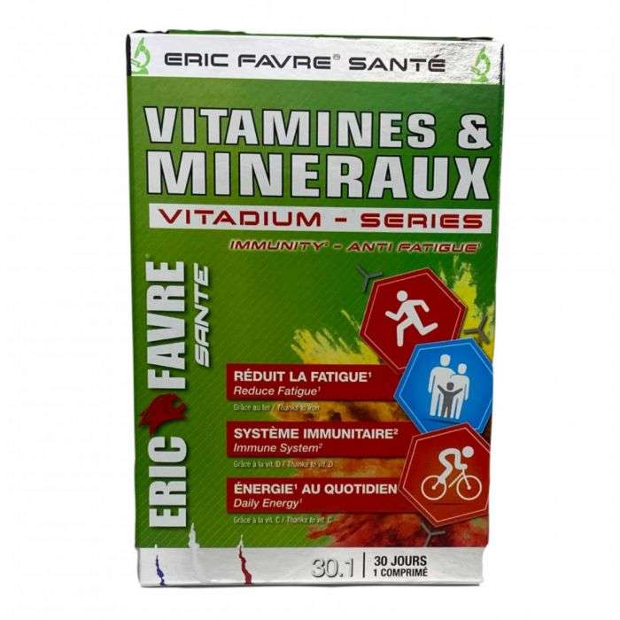 eric-favre-vitamine-et-mineraux-30-capsules.jpg ERIC FAVRE VITAMINE ET MINERAUX 30 CAPSULES – Image 1