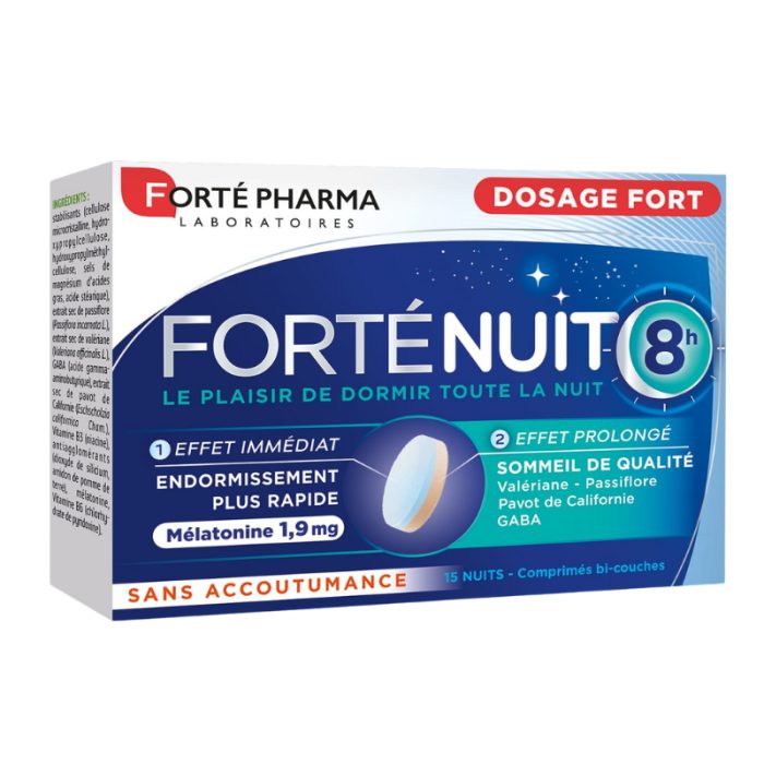 forte-pharma-forte-pharma-forte-nuit-melatonine-19-g-15-comprimes-sommeil-et-detente.jpg FORTE PHARMA FORTE NUIT MELATONINE 1.9 G 15 COMPRIMES – Image 1