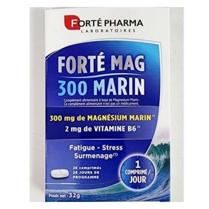 forte-pharma-forte-pharma-mag-300-marin-28-comprimes-300-mg-vitamines-et-formes.jpg FORTE PHARMA MAG 300 MARIN 28 COMPRIMES 300 MG – Image 1