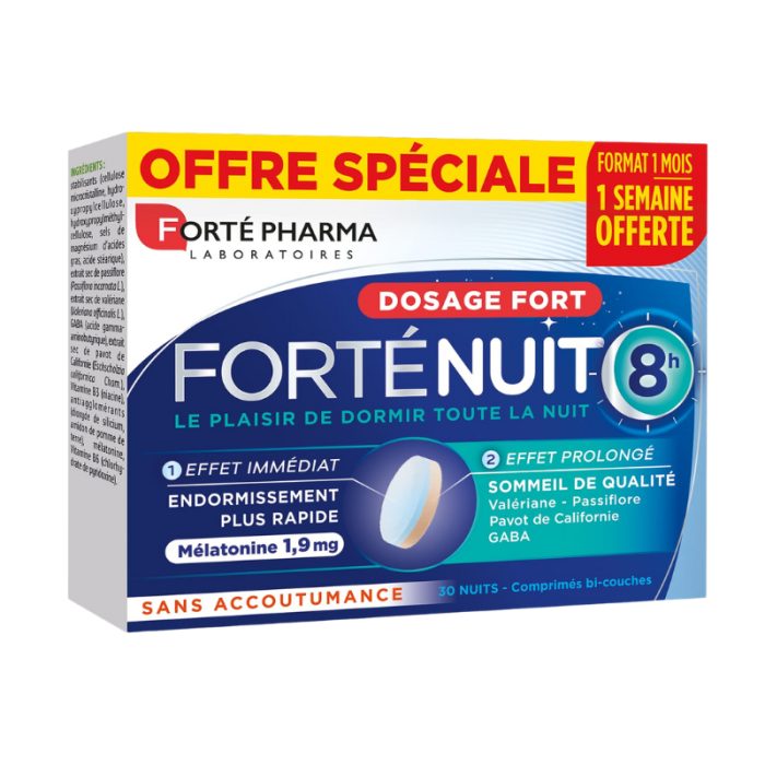 forte-pharma-forte-pharma-offre-special-forte-nuit-dosage-fort-30-comprimes-sommeil-et-detente.jpg FORTE PHARMA OFFRE SPECIAL FORTE NUIT DOSAGE FORT 30 COMPRIMES – Image 1