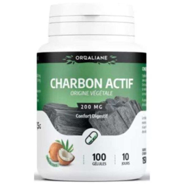 GPH CHARBON VEGETAL 100 GELULES 200 MG