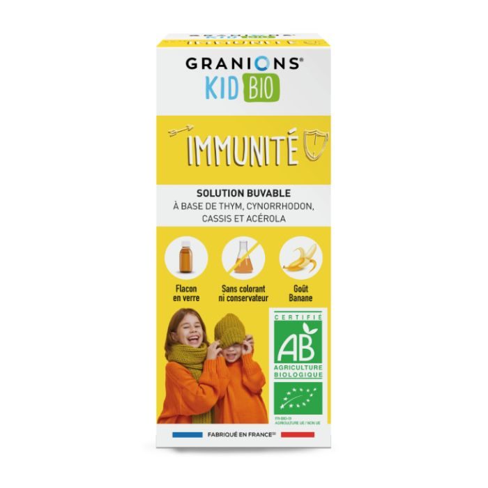 granions-granions-kids-immunite-bio-125ml-gout-banane-complements-alimentaires-enfants.jpg GRANIONS KIDS IMMUNITE BIO 125ML GOUT BANANE – Image 1