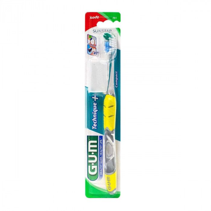 gum-gum-brosse-a-dents-technique-souple-compacte-ref-491-brosses-a-dents-adultes.jpg GUM BROSSE A DENTS TECHNIQUE SOUPLE COMPACTE REF 491 – Image 1