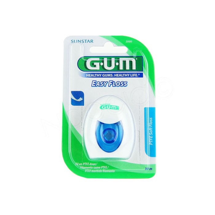 gum-gum-easy-floss-fil-en-ptfe-ultra-resistant-espace-tres-etroits-ref-2000-brossette-interdentaires-et-accessoires.jpg GUM EASY FLOSS FIL EN PTFE ULTRA RESISTANT ESPACE TRES ETROITS REF 2000 – Image 1