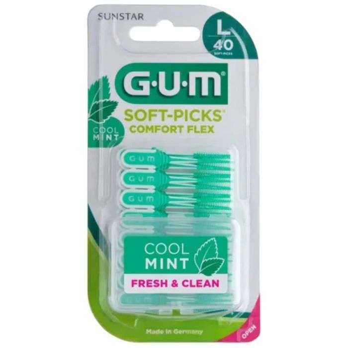 gum-gum-soft-picks-comfort-flex-menthole-40-larges-ref-671-brossettes-interdentaires-et-accessoires.jpg GUM SOFT PICKS COMFORT FLEX MENTHOLE 40 LARGES REF 671 – Image 1