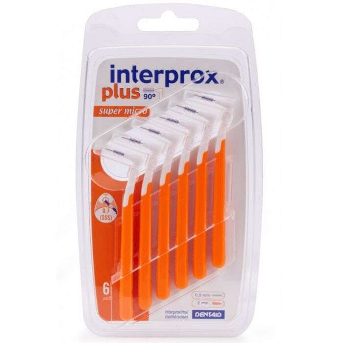 interprox-interprox-plus-2g-super-micro-6-unites-brossettes-interdentaires-et-accessoires.jpg INTERPROX PLUS 2G SUPER MICRO / 6 UNITES – Image 1