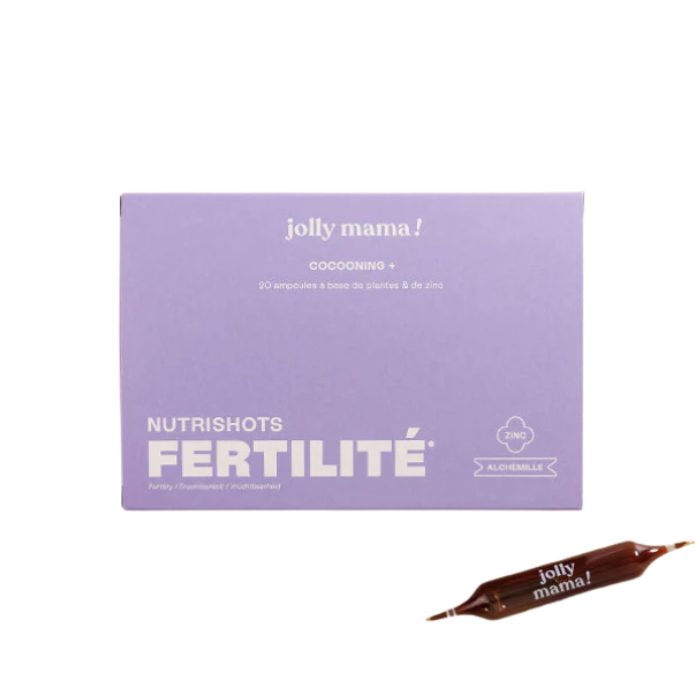 jolly-mama-jolly-mama-cocooning-nutrishots-fertilite-20-ampoules-plantes-et-zinc-complements-alimentaires.jpg JOLLY MAMA COCOONING NUTRISHOTS FERTILITE 20 AMPOULES PLANTES ET ZINC – Image 1