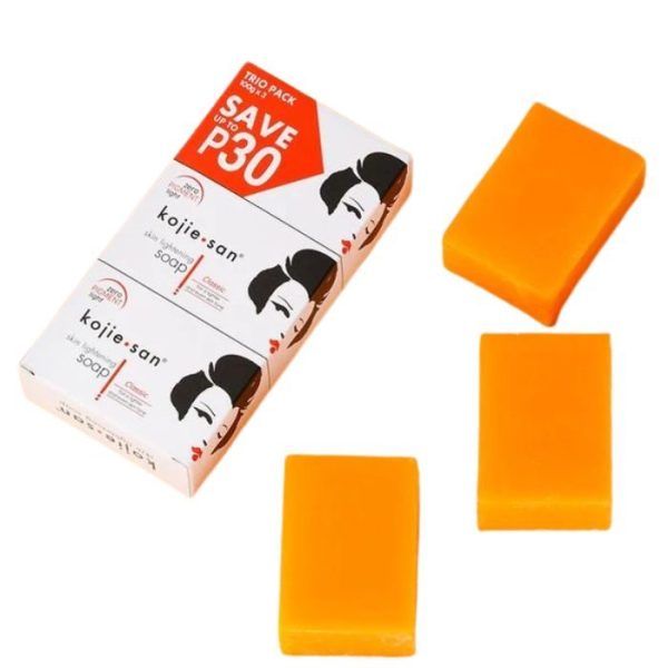 KOJIE SAN CLASSIC SAVON ECLAIRCISSANT DE PEAU PACK DE 3 PRODUITS