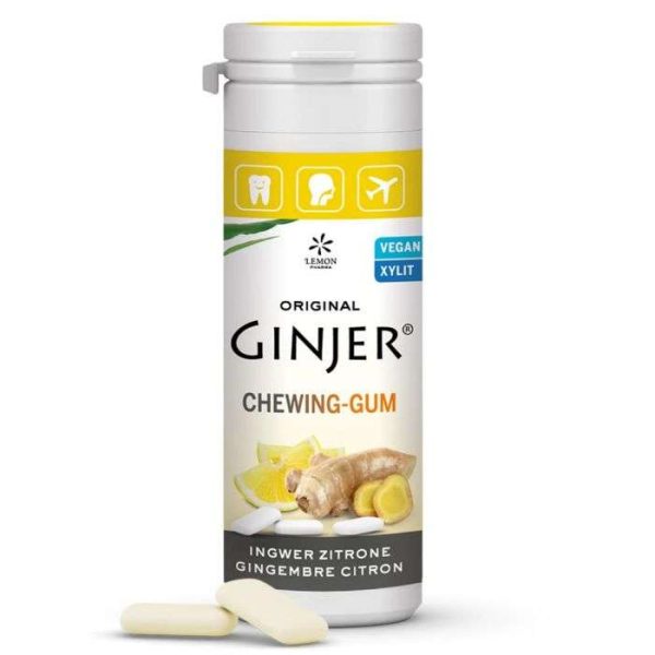 LEMON PHARMA ORIGINAL GINGER CITRON CHEWIN GUM