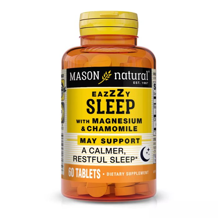 mason-natural-mason-natural-eazzzy-sleep-withe-magnesium-and-chamomile-60-tablets-complements-alimentaires.jpg MASON NATURAL EAZZZY SLEEP WITHE MAGNESIUM AND CHAMOMILE 60 TABLETS – Image 1