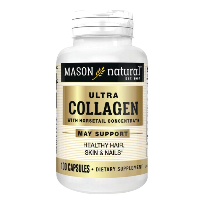 mason-natural-mason-natural-ultra-collagen-horsetail-concentrate-100-capsules-complements-cheveux-et-ongles.jpg MASON NATURAL ULTRA COLLAGEN HORSETAIL CONCENTRATE 100 CAPSULES – Image 1