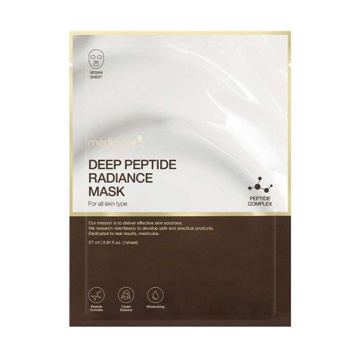 medicube-deep-peptide-radiance-mask-27-ml.jpg MEDICUBE DEEP PEPTIDE RADIANCE MASK 27 ML – Image 1